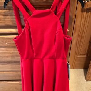 Red juniors dress. Size 7. Never worn.